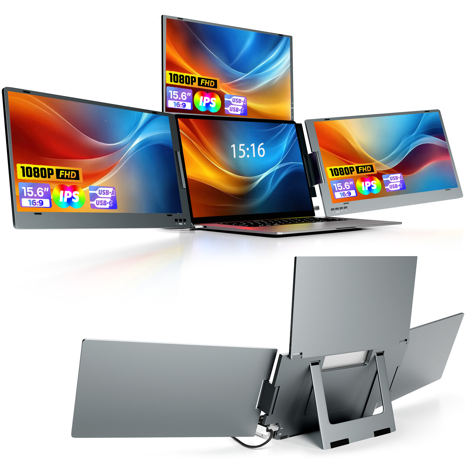 Monitor Portable Usb - 15.6