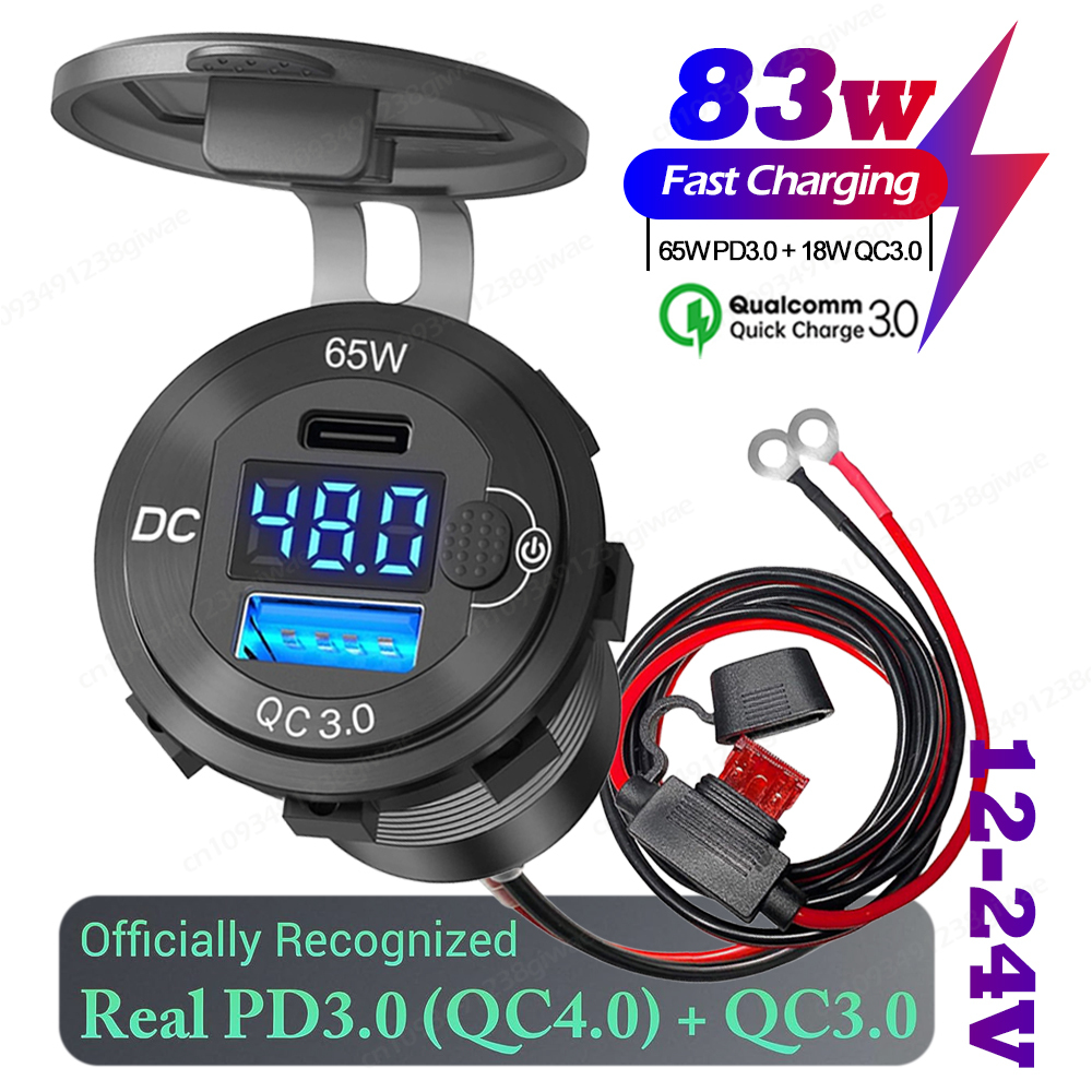 Laptop Lock Cable - 12V USB Outlet Aluminum Laptop Car