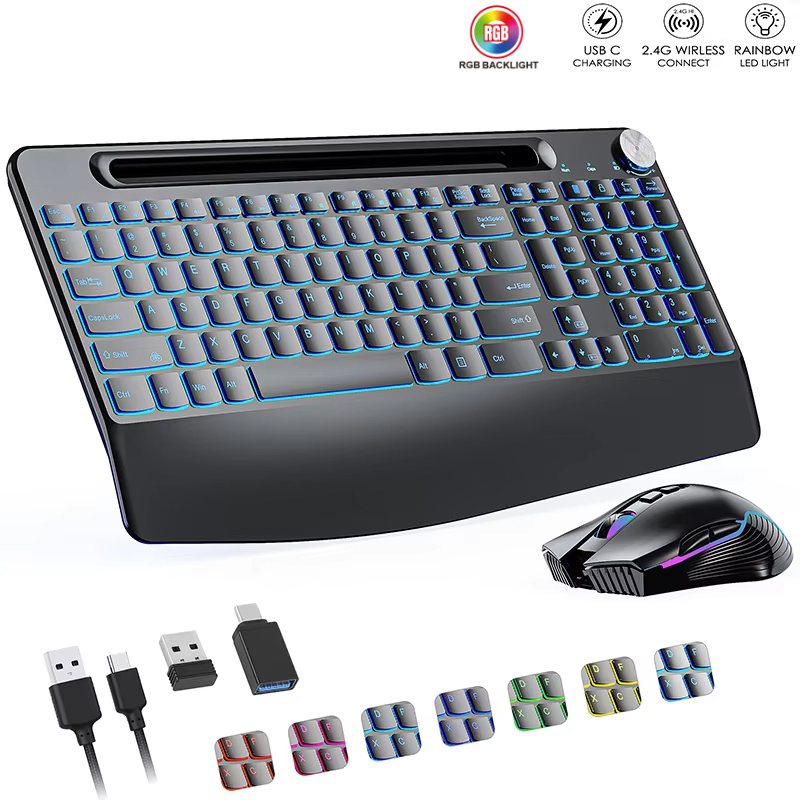2.4G&Type-C Wireless Keyboard  - огляд і ціна Laptop Accessories Combo