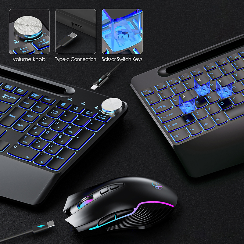 2.4G&Type-C Wireless Keyboard  - огляд і ціна Laptop Accessories Combo