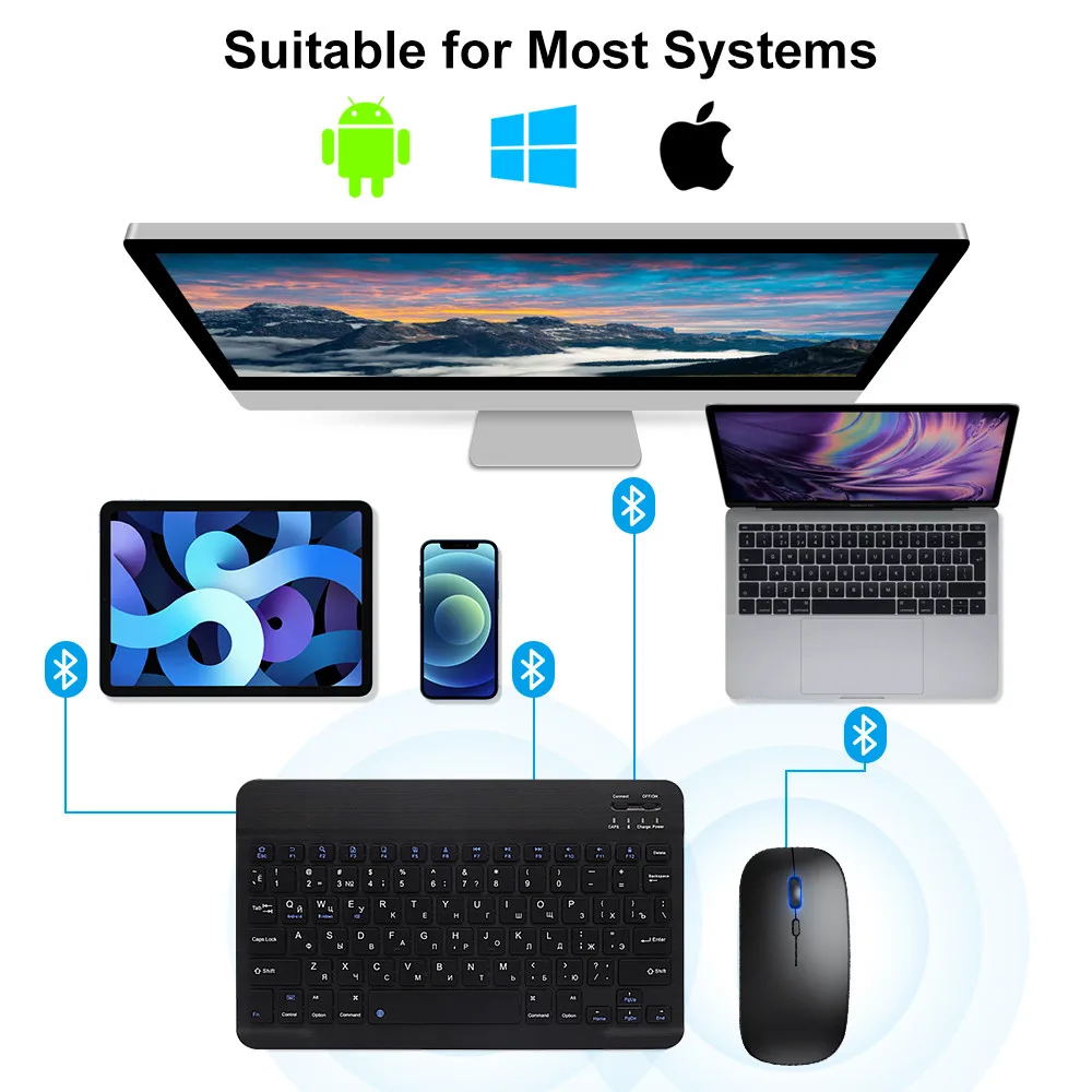 New 2025 Bluetooth Wireless Ke - огляд і ціна Laptop Accessories Combo