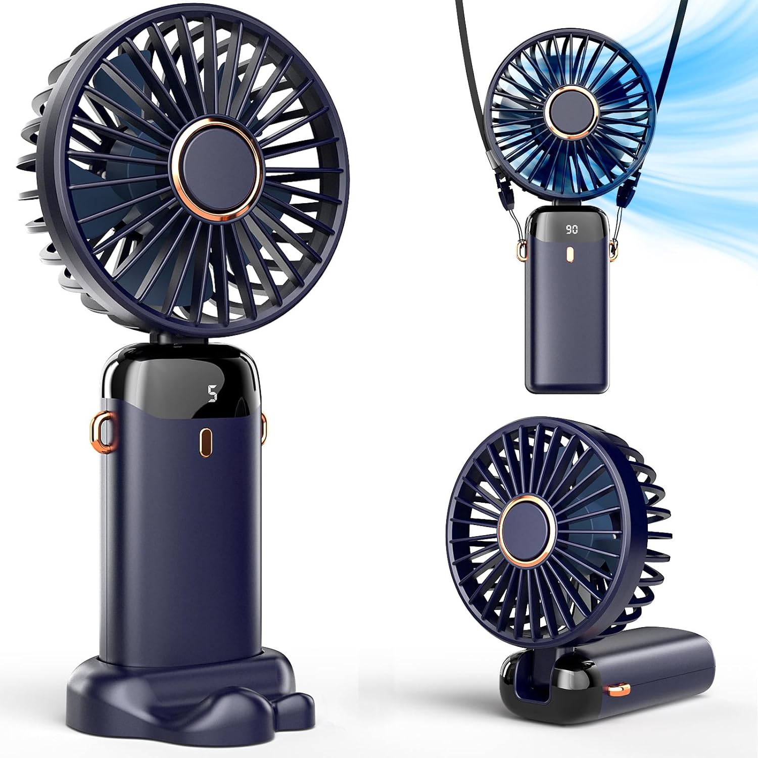 Handheld Mini Fan 3000mAh Fold - огляд і ціна Monitor Portable Usb
