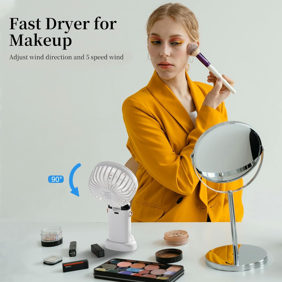 Handheld Mini Fan 3000mAh Fold - огляд і ціна Monitor Portable Usb