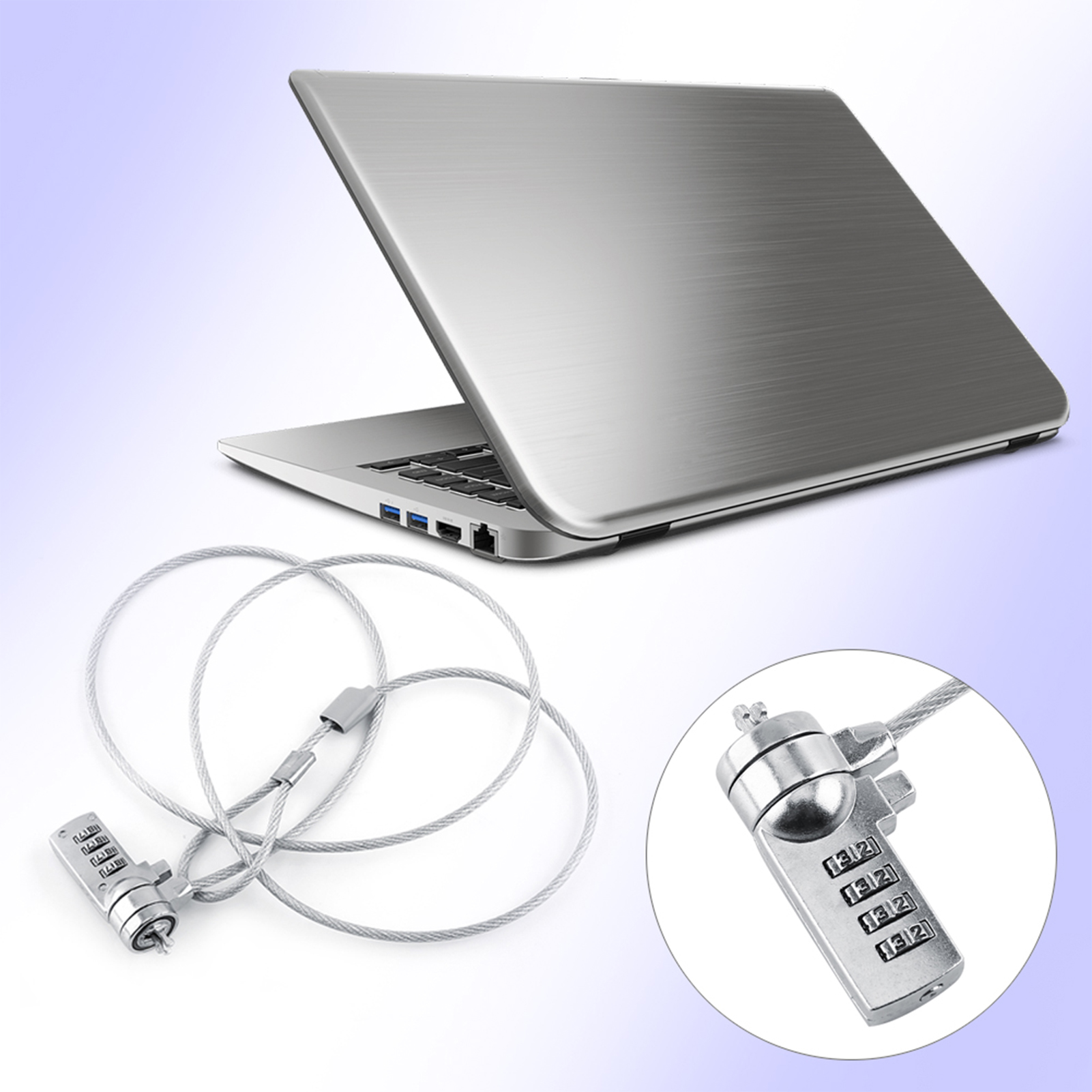 Laptop Theft Deterrent Laptop  - огляд і ціна Laptop Lock Cable