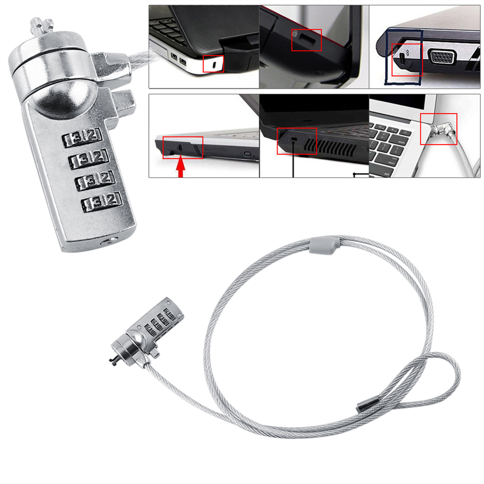 Laptop Theft Deterrent Laptop  - огляд і ціна Laptop Lock Cable