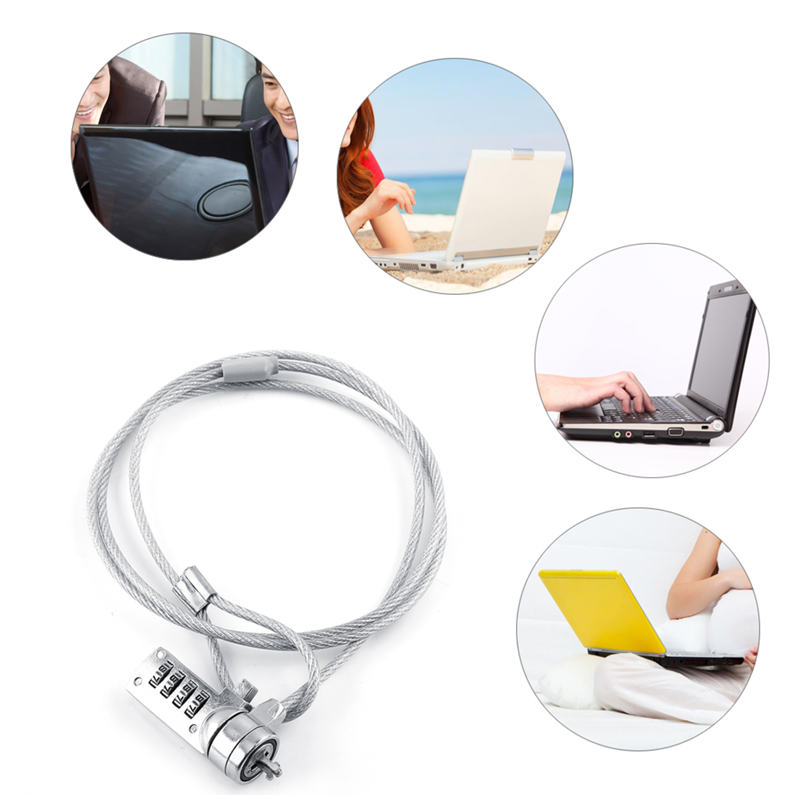 Laptop Theft Deterrent Laptop  - огляд і ціна Laptop Lock Cable