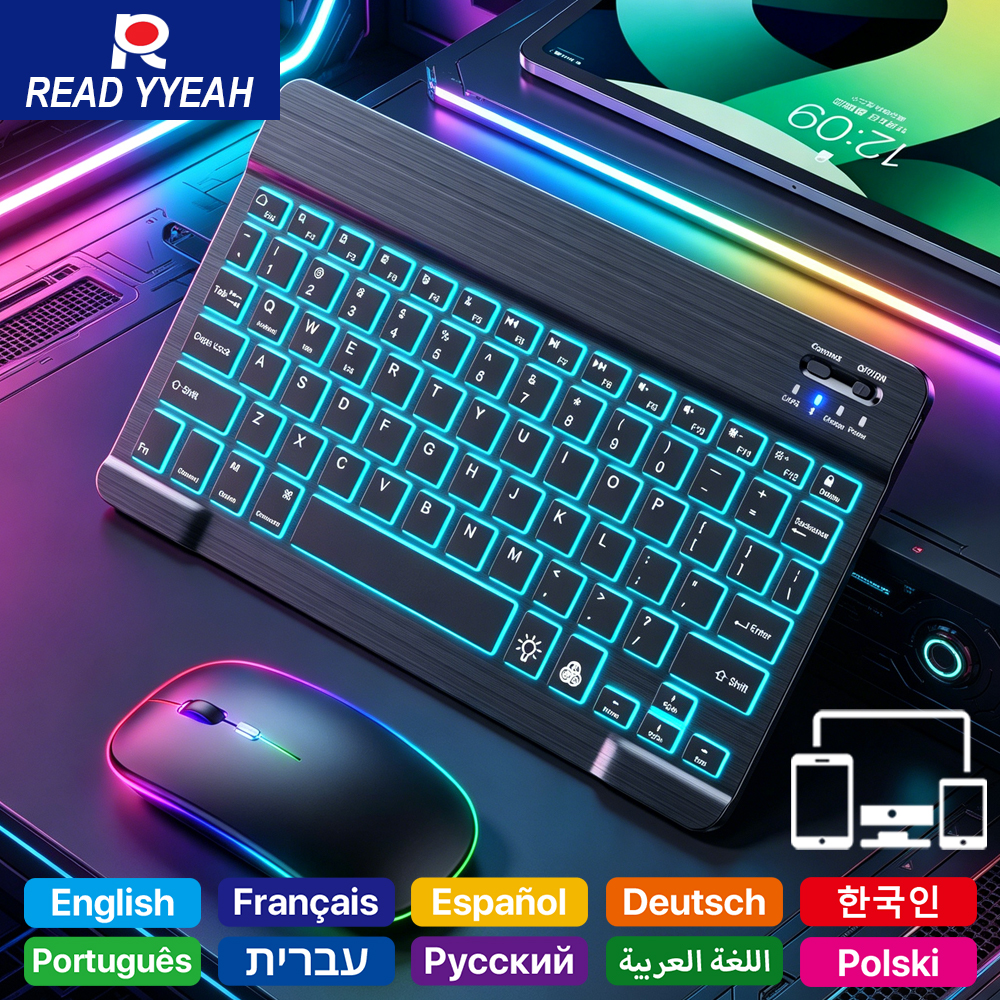 READ YYEAH RGB Backlit Bluetoo - огляд і ціна Laptop Accessories Combo