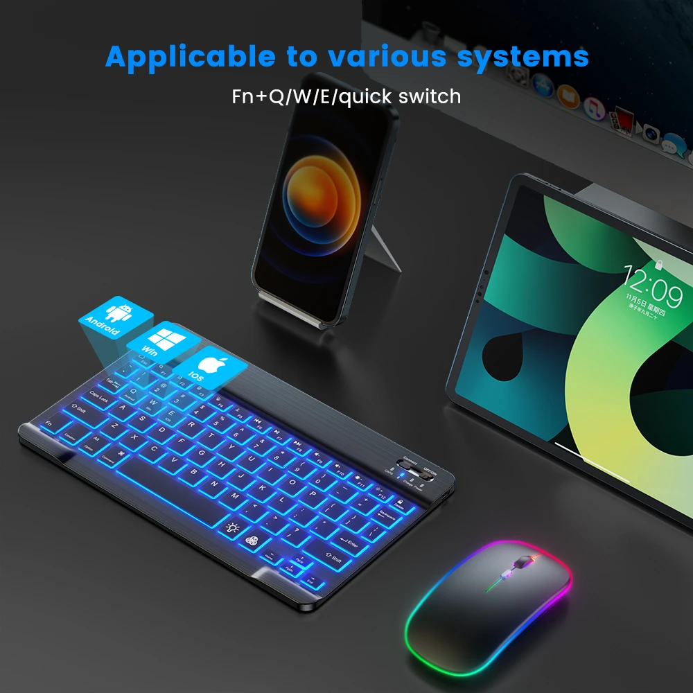 READ YYEAH RGB Backlit Bluetoo - огляд і ціна Laptop Accessories Combo