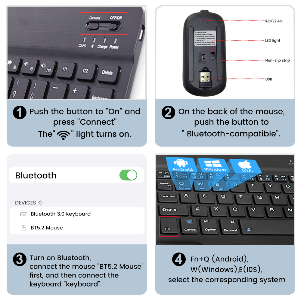 Wireless Keyboard Spanish Fren - огляд і ціна Laptop Accessories Combo