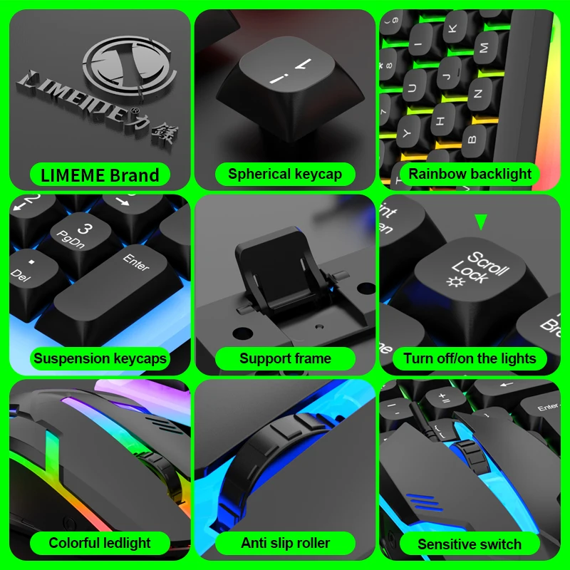 NG GTX350 Gaming Keyboard Mous - огляд і ціна Laptop Accessories Combo