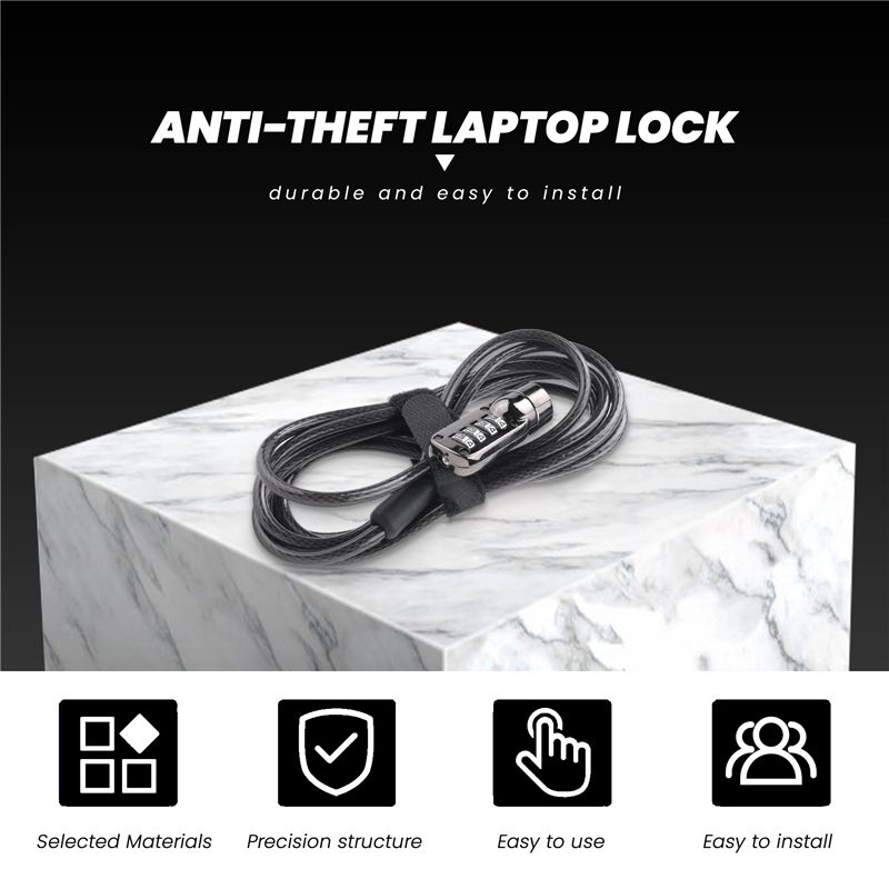 FEDI-Security Combination Lapt - огляд і ціна Laptop Lock Cable