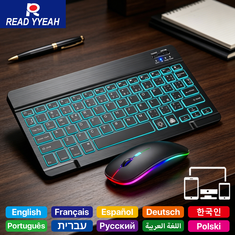 2026 Backlight Bluetooth Keybo - огляд і ціна Laptop Accessories Combo