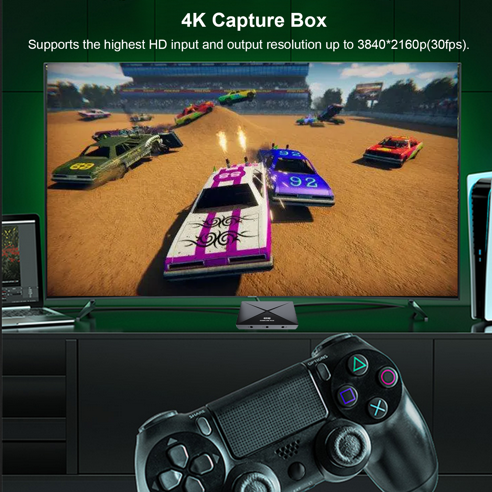ezcap333 GAMELINK RAW 4K HD Vi - огляд і ціна Monitor Portable Usb