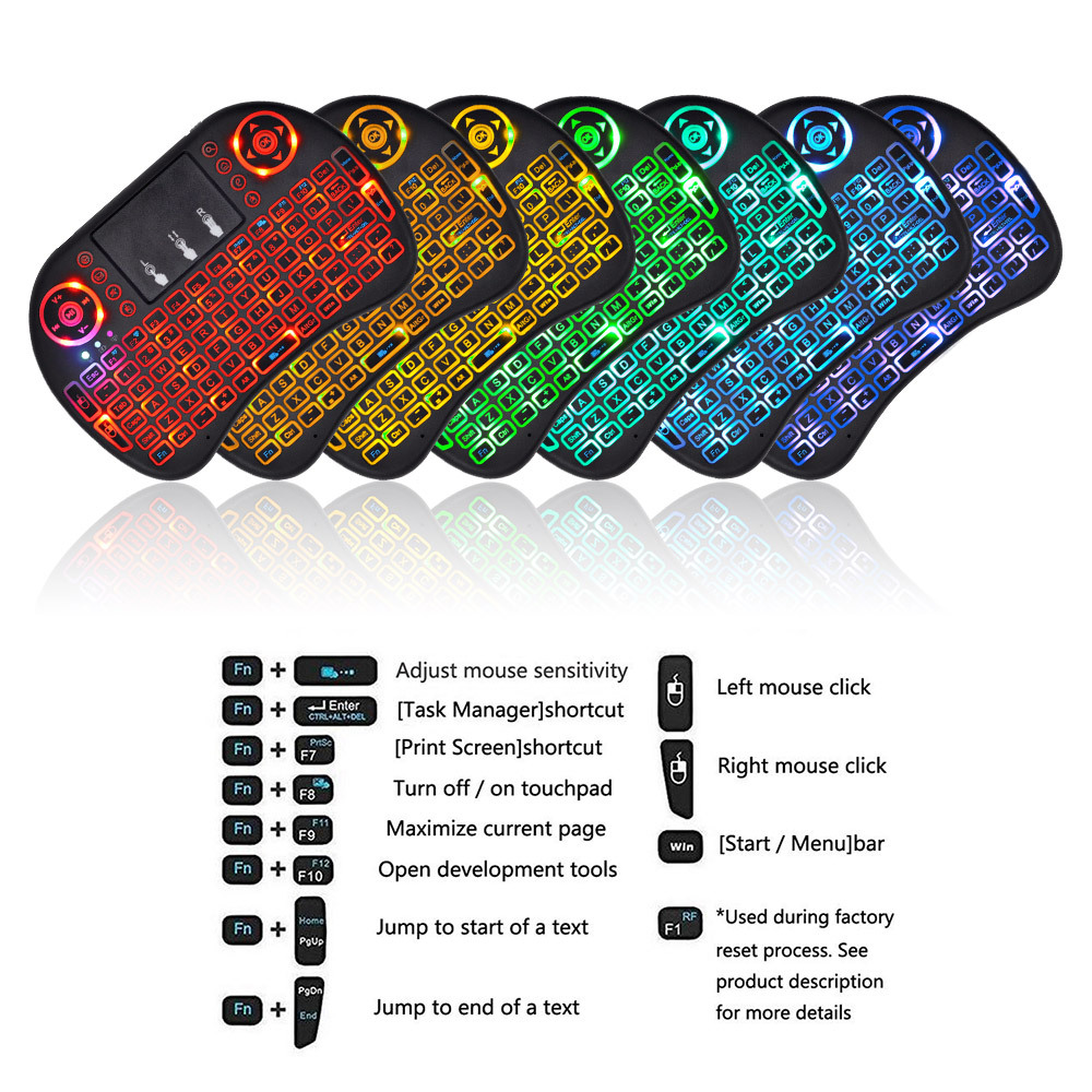 2.4G Air Mouse with Touchpad K - огляд і ціна Laptop Accessories Combo