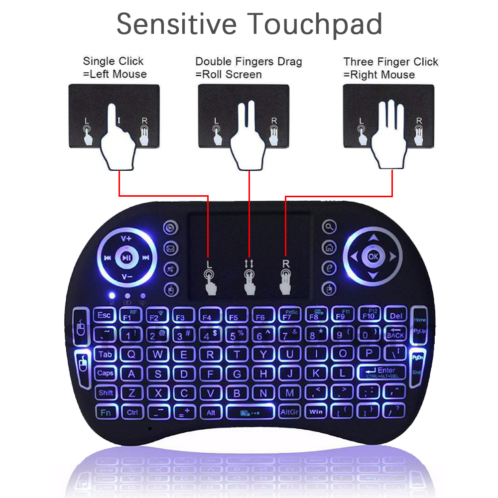 2.4G Air Mouse with Touchpad K - огляд і ціна Laptop Accessories Combo
