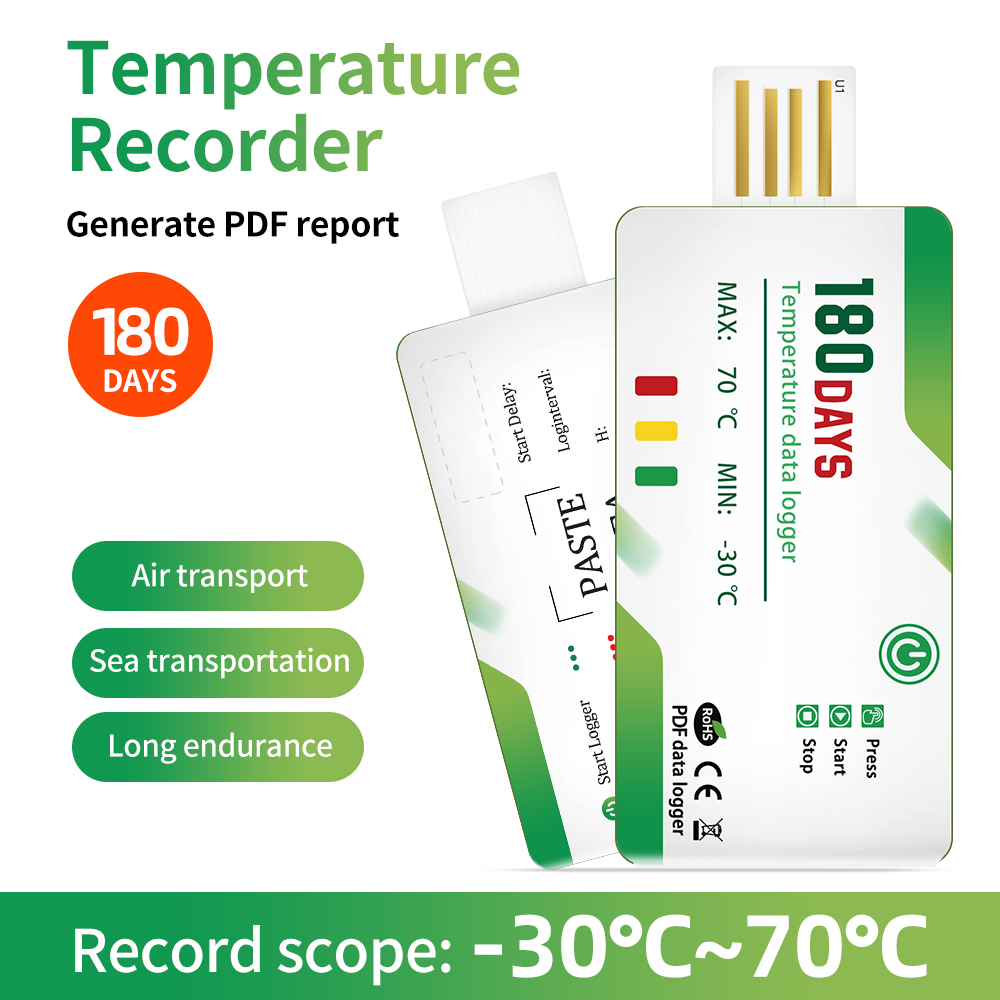 Disposable Temperature Data Re - огляд і ціна Monitor Portable Usb