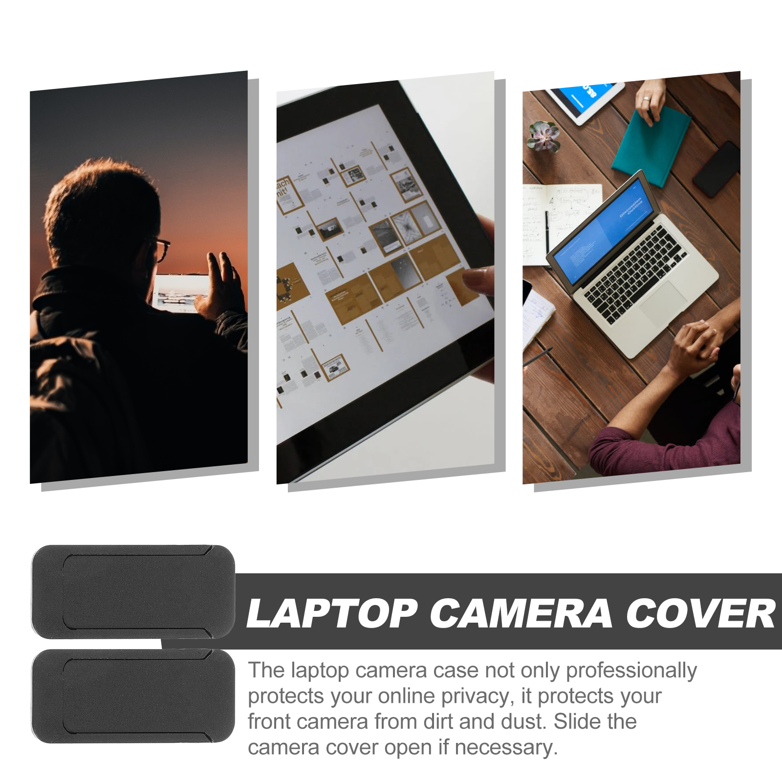 Black Webcam Privacy Lens Prot - огляд і ціна Laptop Accessories Display