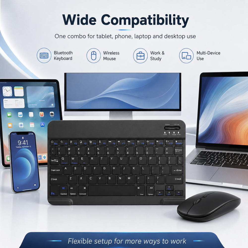 Bluetooth Wireless Keyboard Fo - огляд і ціна Laptop Accessories Combo