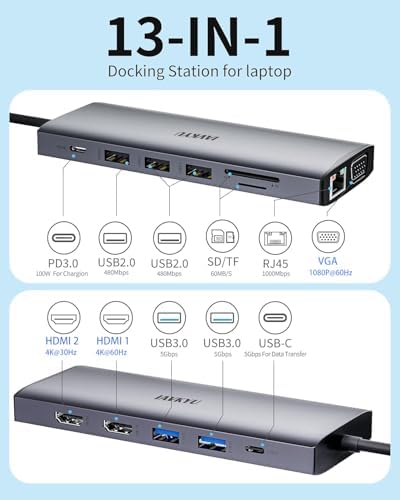 Portable USB C Dock for Multip - огляд і ціна Monitor Portable Usb