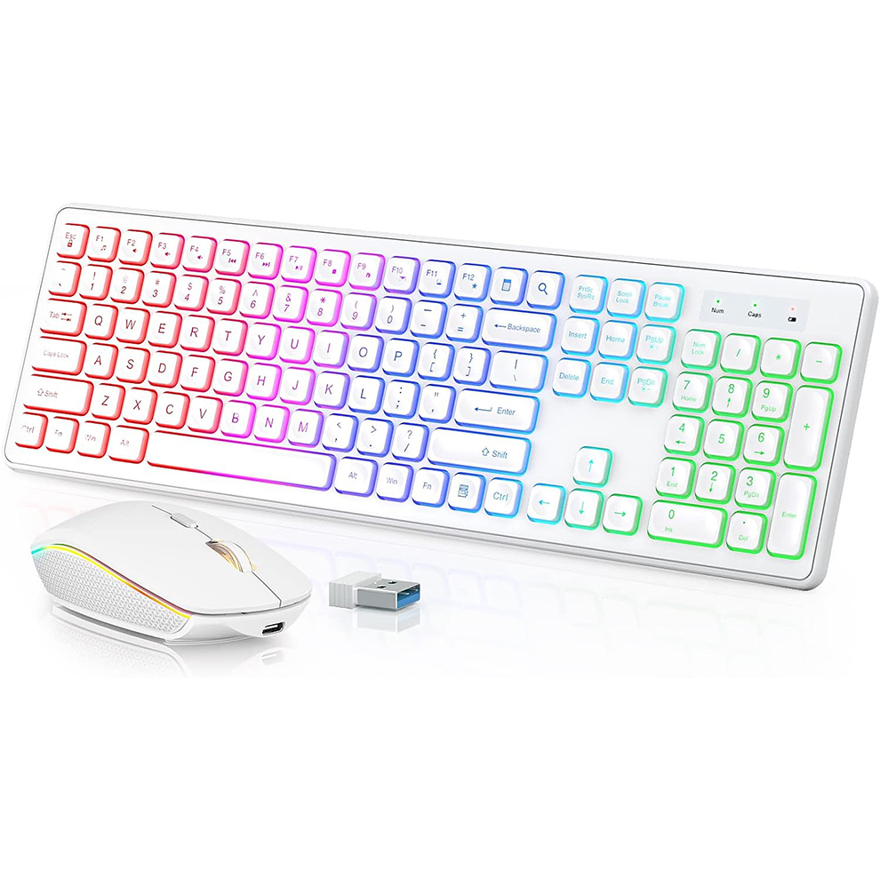 Backlit Wireless Keyboard and  - огляд і ціна Laptop Accessories Combo